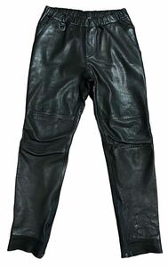 SUNSEA Leather Flea Market Pants サンシー レザー フレア マーケット パンツ 黒 L