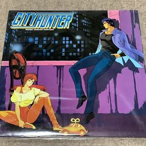 CITY HUNTER シティーハンター「 オリジナル・アニメーション・サウンドトラック 」 LPレコード ステッカー付の画像1