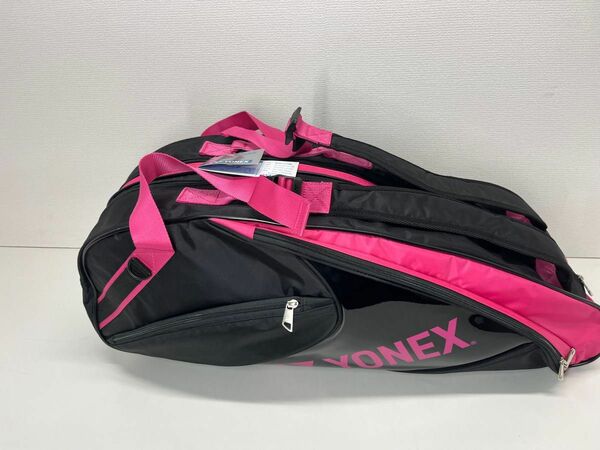 未使用品　YONEX テニス ラケットケース ラケットバッグ ヨネックス　ブラック　ピンク　BAG1732R