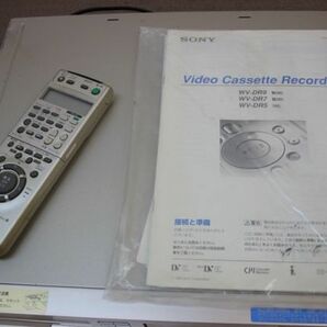 SONY WV-DR7 MiniDV DV/S-VHS ソニー ダブルビデオデッキ 通電OK 現状品 管13750の画像5