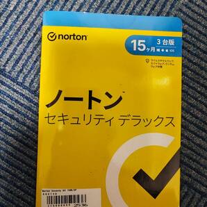 未開封 ノートン セキュリティ デラックス norton 15ヶ月版 3台ライセンス Windows MAC 対応の画像1