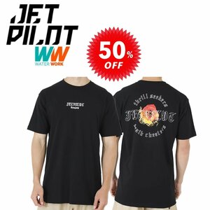 ジェットパイロット JETPILOT セール 50%オフ 送料無料 リボルバー メンズ Tシャツ ブラック M S19662