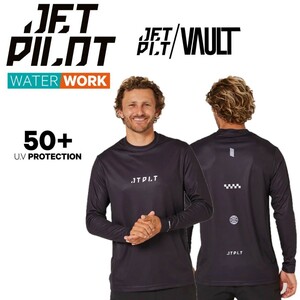 Jet Pilot Jetpilot 2024 Rush Guard Long Dreckers Free Shipping RX Bolt Кружева Джерси JA23616 Black S