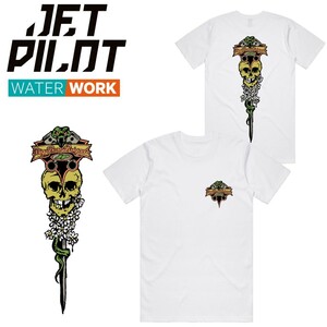 ジェットパイロット JETPILOT 2024 Tシャツ 送料無料 スタング メンズ S/S Tシャツ W24600 ホワイト S