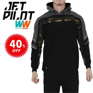 ジェットパイロット JETPILOT パーカー セール 40%オフ スカルプ フーディー W20709 カモ XL