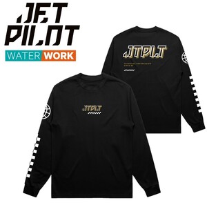 ジェットパイロット JETPILOT 2024 Tシャツ 長袖 送料無料 テック L/S Tシャツ W24609 ブラック M ロンT