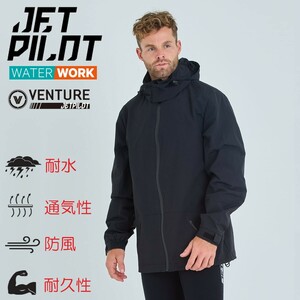  jet Pilot JETPILOT 2024 marine coat free shipping venturess outdoor jacket JA24169 black XL waterproof 