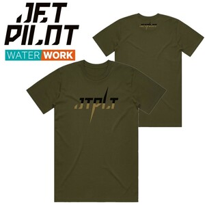 ジェットパイロット JETPILOT 2024 Tシャツ 送料無料 パルス S/S Tシャツ PULSE TEE W24605 アーミー 2XL
