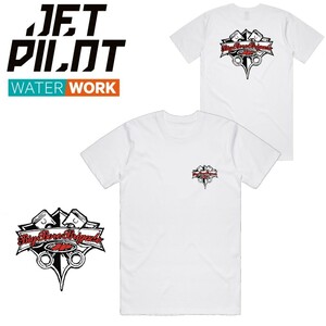 ジェットパイロット JETPILOT 2024 Tシャツ 送料無料 ビッグ ボア ブリゲード S/S Tシャツ W24602 ホワイト XL