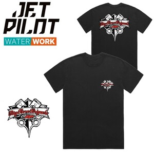 ジェットパイロット JETPILOT 2024 Tシャツ 送料無料 ビッグ ボア ブリゲード S/S Tシャツ W24602 ブラックウォッシュ 3XL