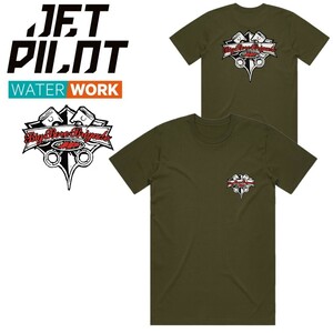 ジェットパイロット JETPILOT 2024 Tシャツ 送料無料 ビッグ ボア ブリゲード S/S Tシャツ W24602 アーミーウォッシュ M