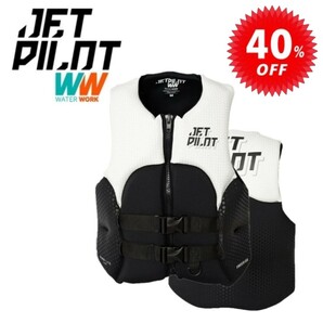 ジェットパイロット JETPILOT JCI認定ベスト セール 40%オフ 送料無料 フリーライド F/E ネオ CGA ベスト JA22113CGA ホワイト XLの画像1