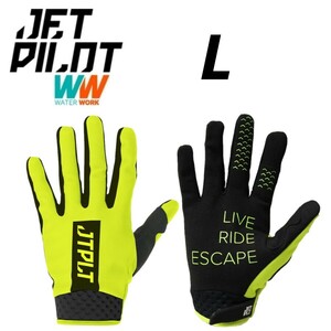 ジェットパイロット グローブ JETPILOT RXスーパーライトグローブ JA19305 YELLOW/BLACK L ジェットスキー MTB バイク 自転車 送料無料