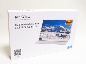 【美品】InnoView 15.6インチ モバイルモニター INVPM406（シルバー、03S）。フルHD、IPS、非光沢