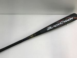 B-5347 ゼット ZETT ブラックキャノン A-POWER 軟式 84cm カーボン バット BCT35384 野球 中古