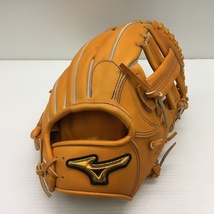 中古品 ミズノ MIZUNO ミズノプロ 硬式 内野手用グローブ 1AJGH29003 HAGA 9659_画像1