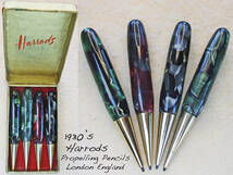 ◆レア美品◆1930年代製 ヴィンテージ・ハロッズ ペンシルセット ロンドン◆ 1930’s Vintage Harrods Pencil set London◆_画像1