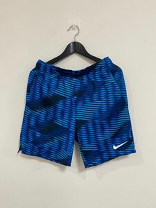 【L】NIKE ナイキ ハーフパンツ トレーニングパンツ ブルー 青 ショートパンツ