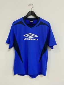 【L】UMBRO アンブロ プラクティスシャツ フットサル ブルー 青