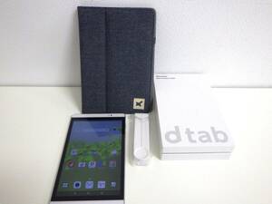 ♯8173【通電確認済み】Docomo ドコモ dtab dタブ d-02H 判定〇 タブレット