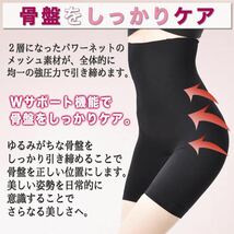 ハイウエストガードル XL/XXL 着圧レギンス 骨盤ショーツ スパッツ 骨盤矯正 補正下着 産後 ダイエット くびれ ヒップアップ 美脚 即日発送_画像5