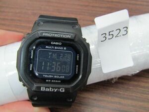 л3523　【稼働品】CASIO カシオ 腕時計 Baby-G BGD-5000 3432 腕時計 電波ソーラー 電波時計 タフソーラー