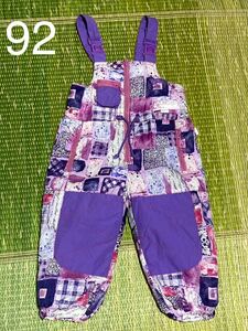 Skiwear Salopette Pants Purple Snoboware Snoboware Snoboware Snoboware Snoboware плюс брюки Purple 92