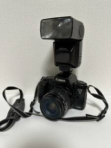 ☆MM-3☆Canon EOS 1000S レンズ EF 35-80mm 1:4-5.6 ストロボ SB-24 キャノン 動作未確認