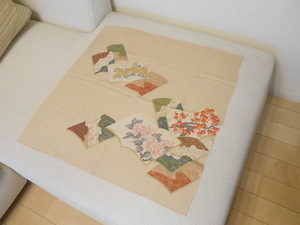 大判　絹風呂敷　ふじみやび　69㎝×69㎝　ちりめん　絹100％　日本製