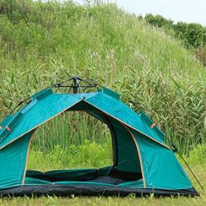 テント 3-4人用 キャノピーテント ドームテント キャンピングテント フルクローズ 防水 キャンプ アウトドアの画像4