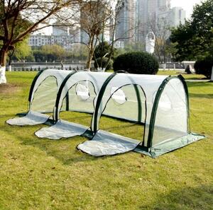  movement type tunnel PE material plastic greenhouse .. house greenhouse green house garden house interval .1m× depth 3m× height 1m glass fiber pipe heat insulation 