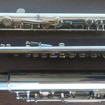 美品　ヤマハ YAMAHA YFL-31 SILVER HEAD 925 頭部管銀製モデル STERLING SILVER刻印_画像6