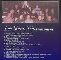 (CD) Lee Shaw Trio [Little Friend]　_画像2