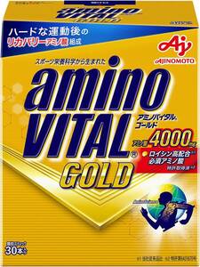  single goods Ajinomoto amino baitaruGOLD grapefruit taste powder 30 pcs insertion box amino acid 4000mg BCAA EAA navy blue tisi