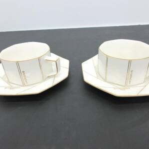 P★１円祭/GIVENCHY/ジバンシー/yamaka/ヤマカ/八角形/カップ＆ソーサー/2客/食器 12.28-ZM-81★の画像1