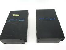 静◆SONY/PlayStation2/プレイステーション2/PS2/SCPH-30000 10000/本体のみ/2台セット/現状品◆K-171_画像1