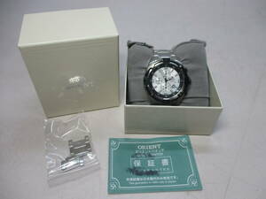 ORIENT オリエント クロノグラフ メンズ腕時計 TTOY-F1-B 未使用状態 保管品 n120