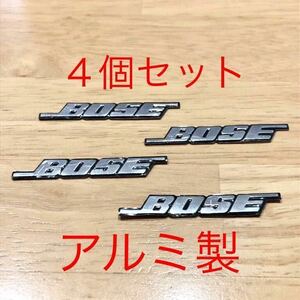 BOSE スピーカー エンブレム ４個 ボーズ スピーカー ステッカー ロゴ ニッサン トヨタ ホンダ マツダ ダイハツ スバル ボーズエンブレム