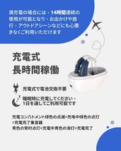 SUPLI　高齢者 両耳装用 SUPLI 集音器 音声拡張器 耳掛けタイプ 左右両用 充電式 音量4段階調整 軽量 小型 イヤーピース4個付きノイズ抑え_画像7