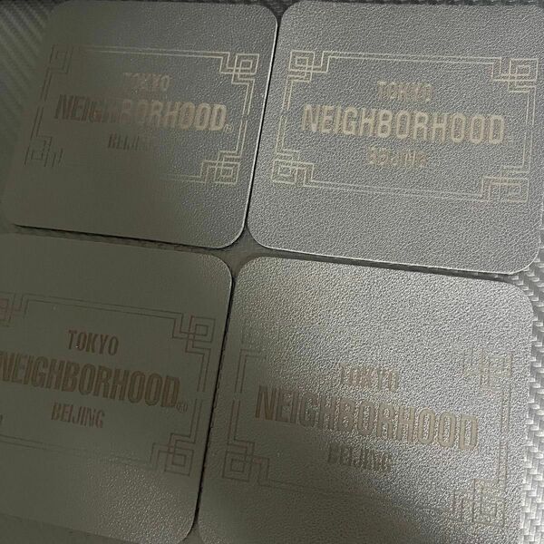 ネイバーフッド　neighborhood コースター　4枚　イベント非売品