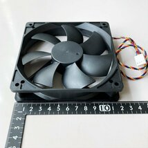 新品 12cm PCケースファン 4ピン PWM 冷却ファン 調速ファン DC12V 0.23A 大風量 静音 120mmｘ120mmｘ25mm_画像4