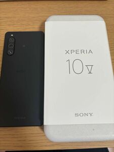 【開封未使用品】 SONY Xperia 10V ブラック SIMフリー XQ-DC44【フィルム・ケース付き】