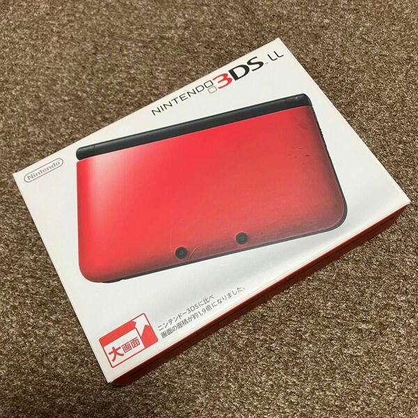 ニンテンドー3DS LL レッド×ブラック　完品　美品　充電器付き