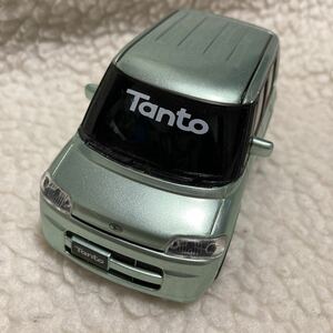 美品 タント ミニカー チョロQ Tanto ダイハツ 初代タント Tanto プルバックカー ミニカー 薄緑 ライトグリーンメタリック カラーサンプル