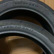 使用時間30分 DUNLOP D213GP 前後タイヤセット SPORTMAX YZF-R1 ZX-10R CBR1000RR GSX-R1000 スーパーコルサ α13SP R11 #1_画像10