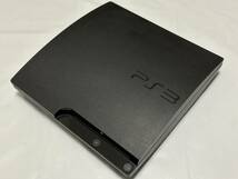 ★[中古] PS3 本体 CECH-3000A 160GB ブラック デュアルショック3 ダークブルースケルトン [動作確認済] プレイステーション3★ -2-_画像2