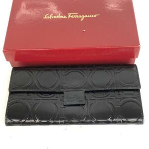 Salvatore Ferragamo フェラガモ 長財布 ブラック ブランド