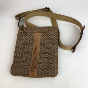 COACH Coach signature shoulder bag Brown brand 