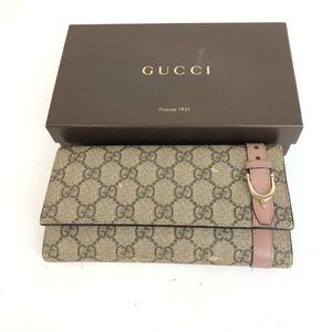 GUCCI グッチ GGスプリーム 長財布 小物 レディース ブランド