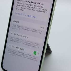 Apple iPhone12 128GB Green A2402 MGHY3J/A バッテリ76% ■SIMフリー★Joshin(ジャンク)4802【1円開始・送料無料】の画像5